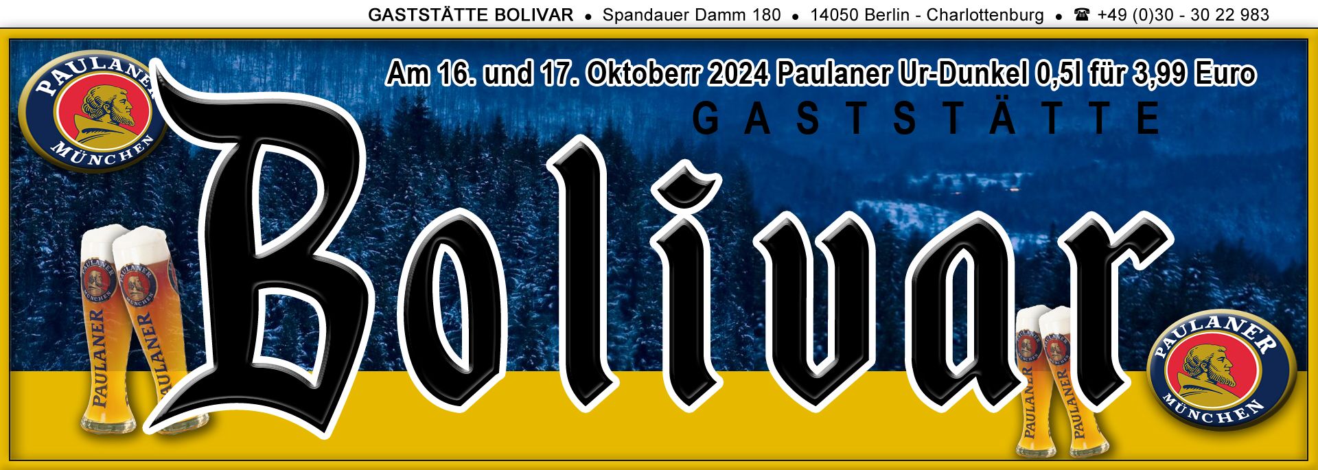 Am 16. und 17. Oktober 2024 - Paulaner Ur-Dunkel 0,5L für 3,99 Euro