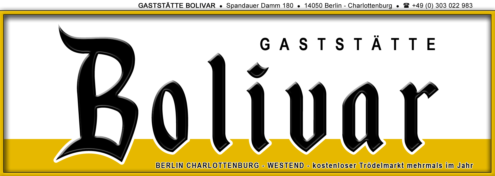 Am 18. Juni 2023 -  Der kostenlose Trödelmarkt am Bolivar, der Gaststätte in Berlin Charlottenburg, im Kiez vom Westend