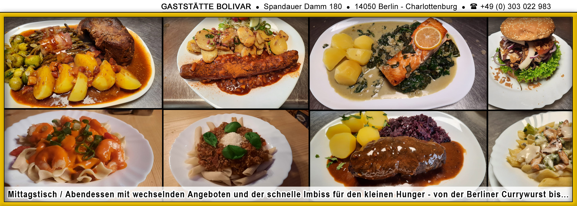 Wochenendspecial am 3. und 4. August 2024 - Rinderroulade ala Bolivar