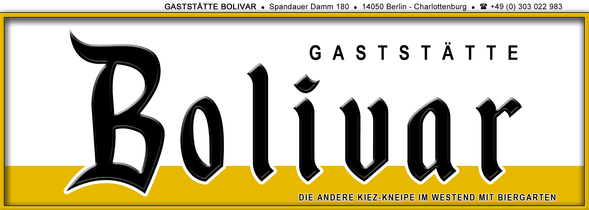 Die Gaststätte in Berlin - Charlottenburg, die andere Kiez-Kneipe im Westend